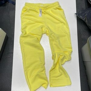 Gap yellow sweat pants -kids